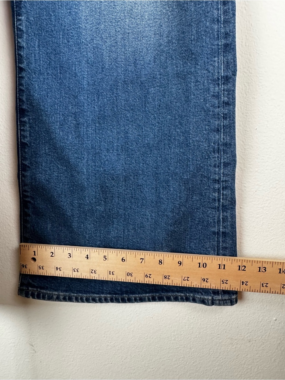J.Crew Denim Trouser Jeans Wide Leg High Rise Size 30 Blue Charlotte Wash - Picture 15 of 15